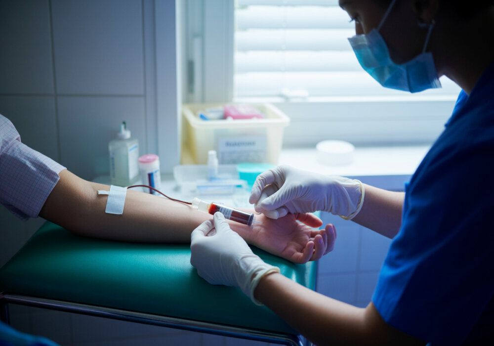 Ehrlichia 3 Extracción de sangre para el diagnóstico de la coinfección por Ehrlichia